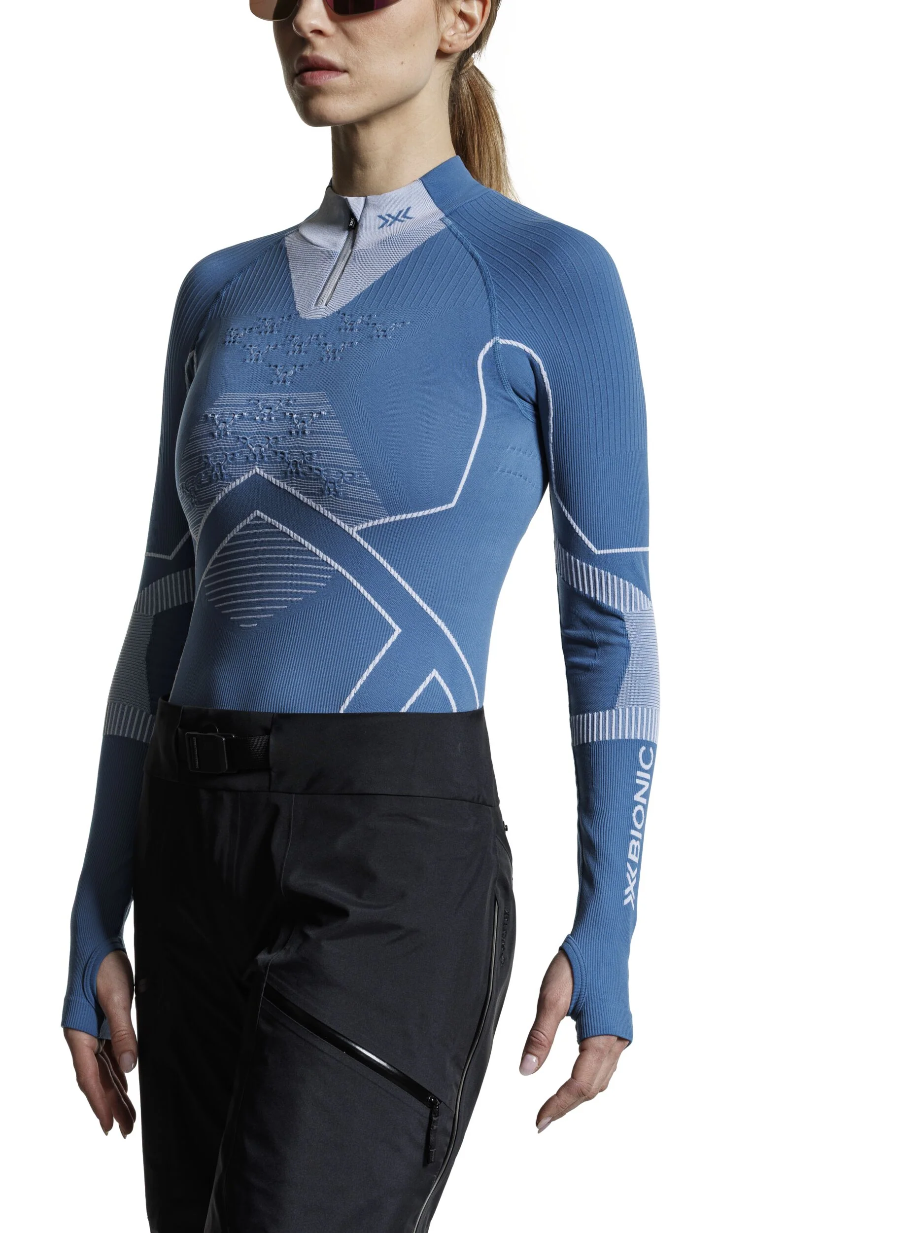 ENERGY ACCUMULATOR LIGHT SHIRT LS 1/2 ZIP WMN - Image 4